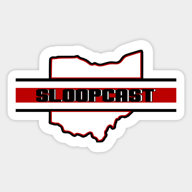 SloopCast - Small Logo Sticker by SloopCast